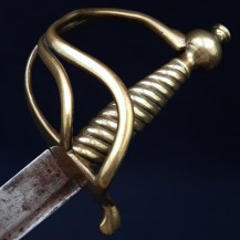 English 1751 Pattern Infantry Hanger with Scabbard 13